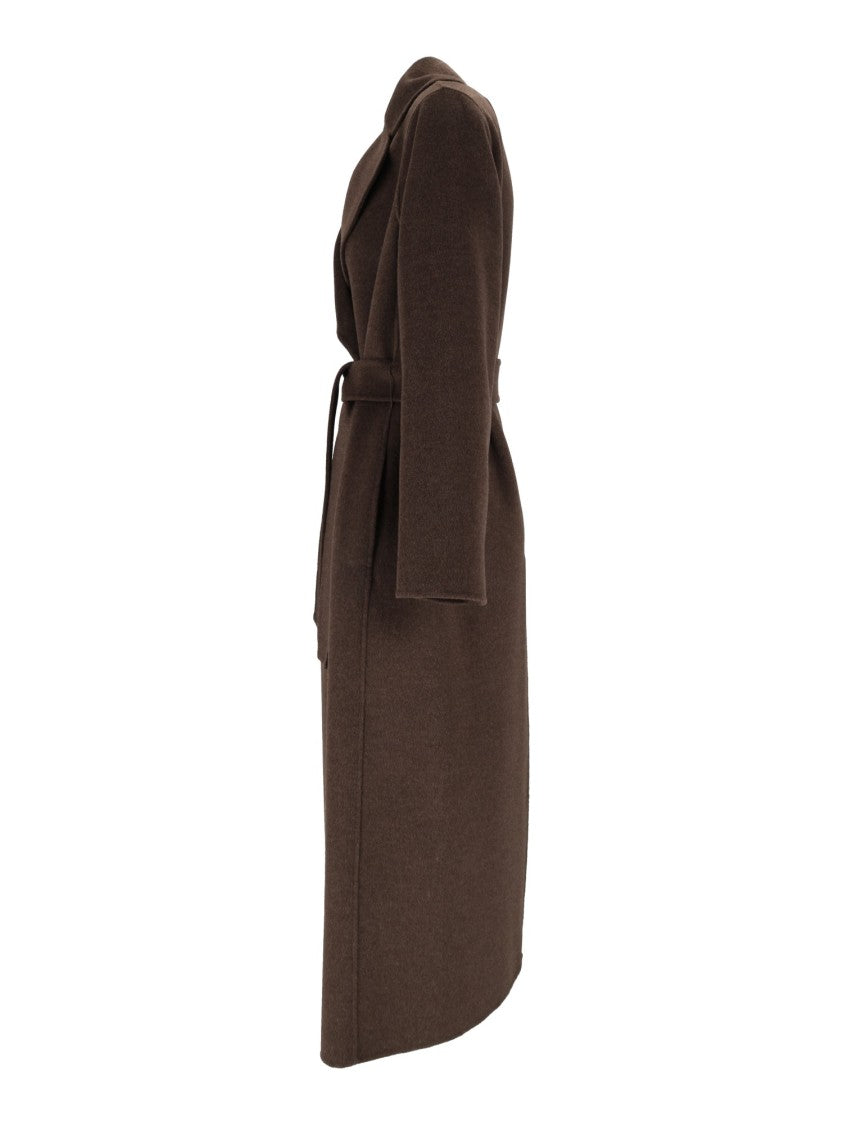 Max Mara Brown Pace Belted Wrap Coat