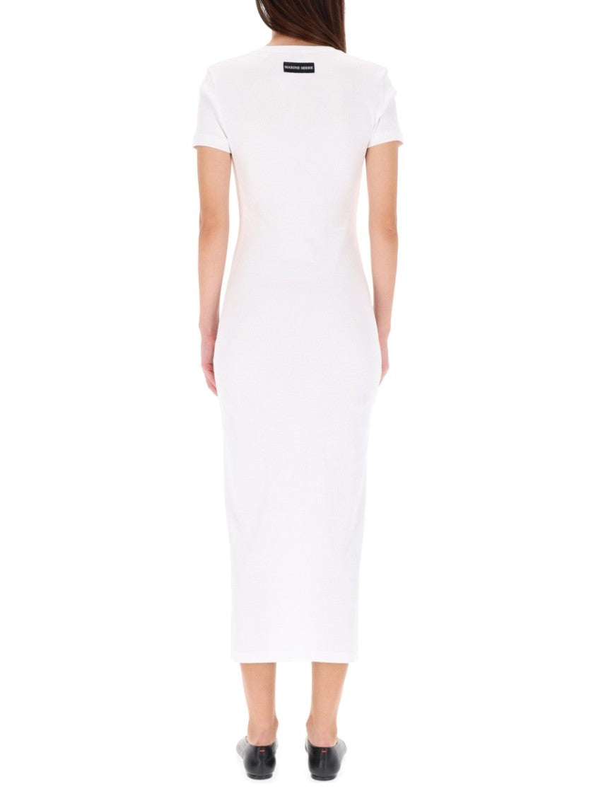 Marine Serre Midi Dress "Moon"