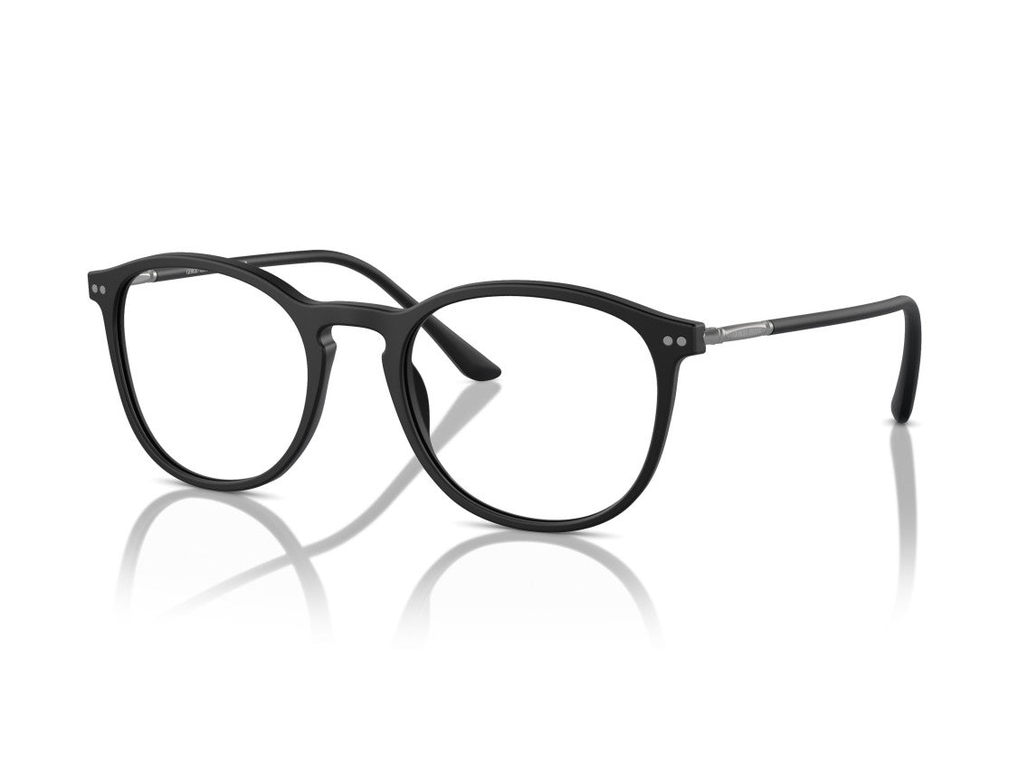 Giorgio Armani Black 0Ar7125 Acetate Classic Round Eyeglasses