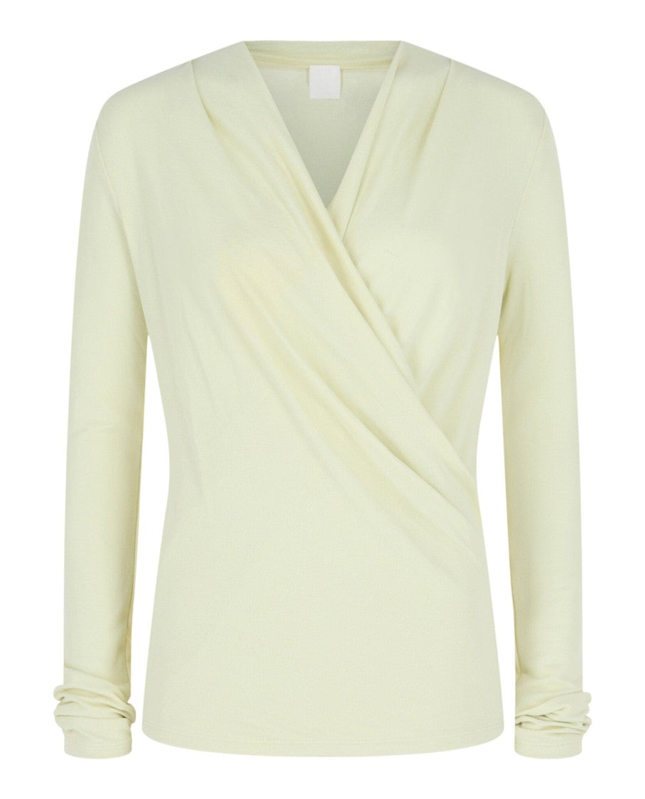 Givenchy Draped Plunged Top