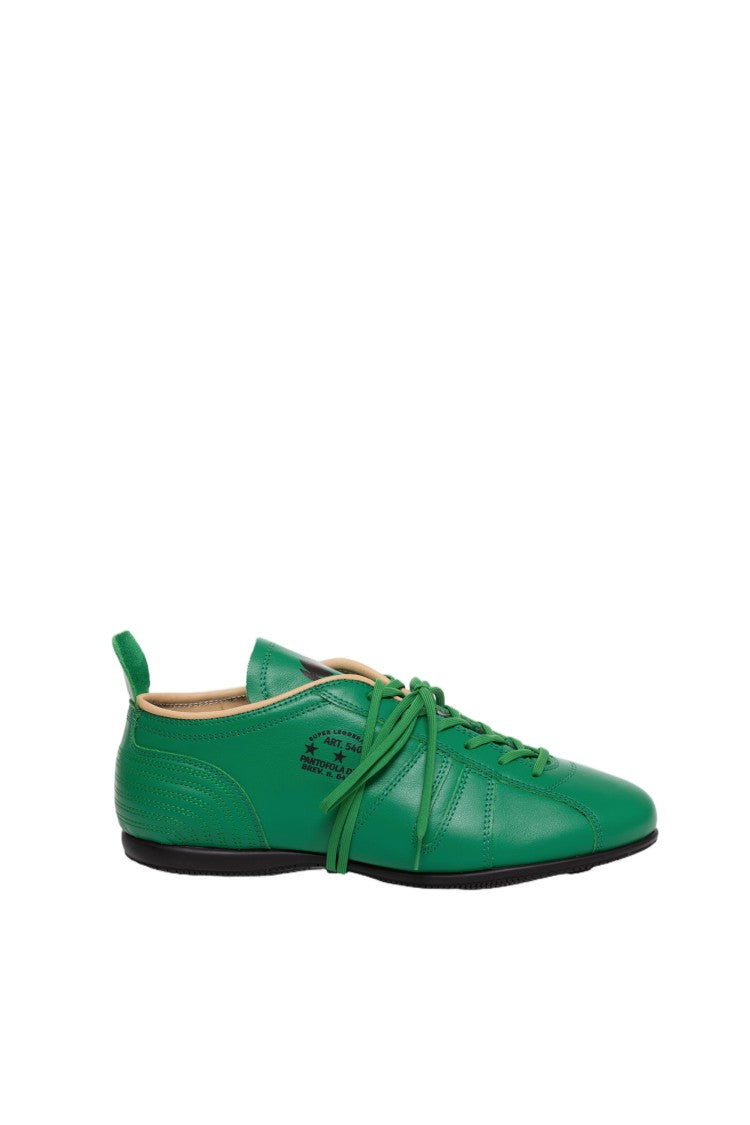 Pantofola D'oro Blue Soft Calfskin Archival Sole Sneakers