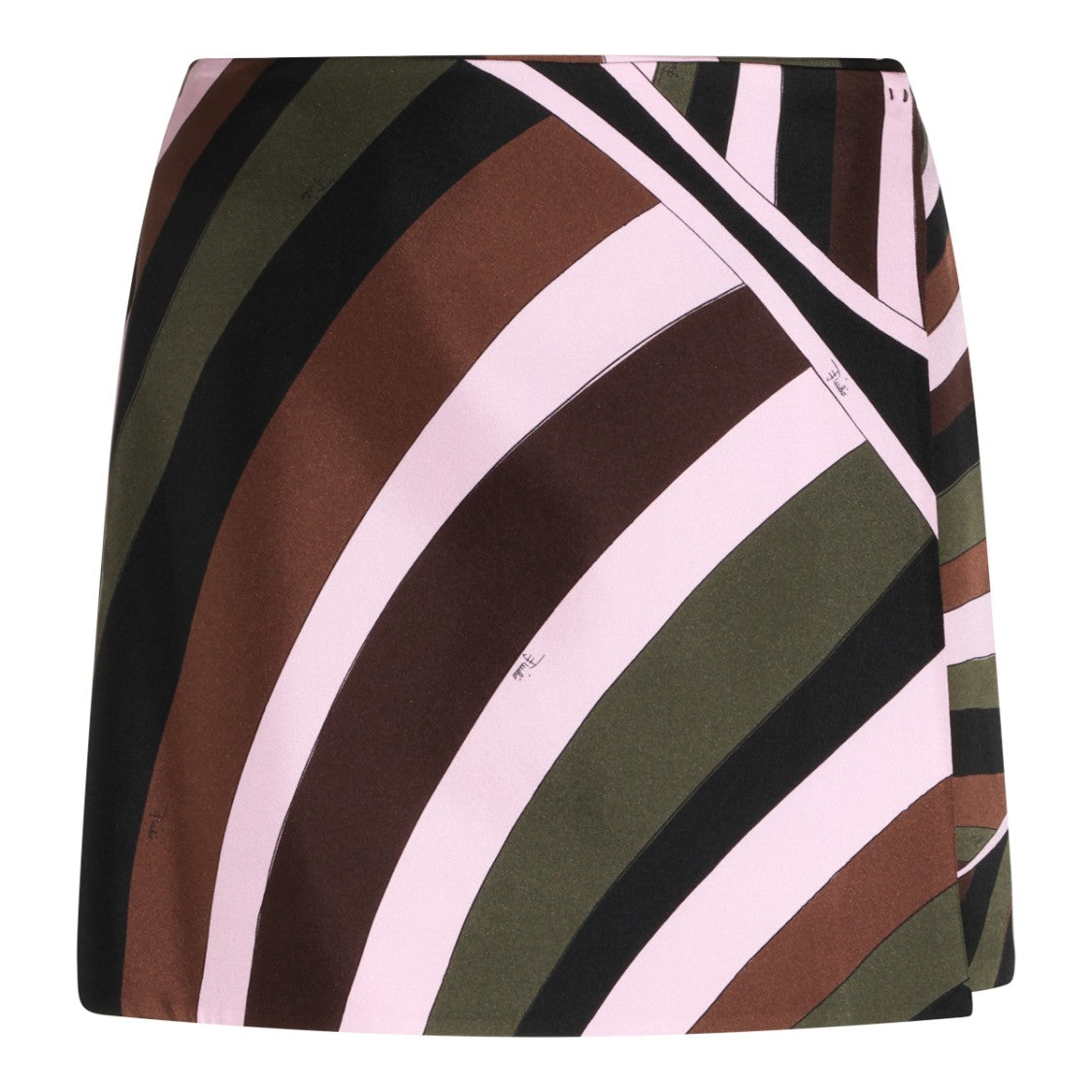 Emilio Pucci Mini Skirt With Bold Geometric Pattern And Clean Waistband
