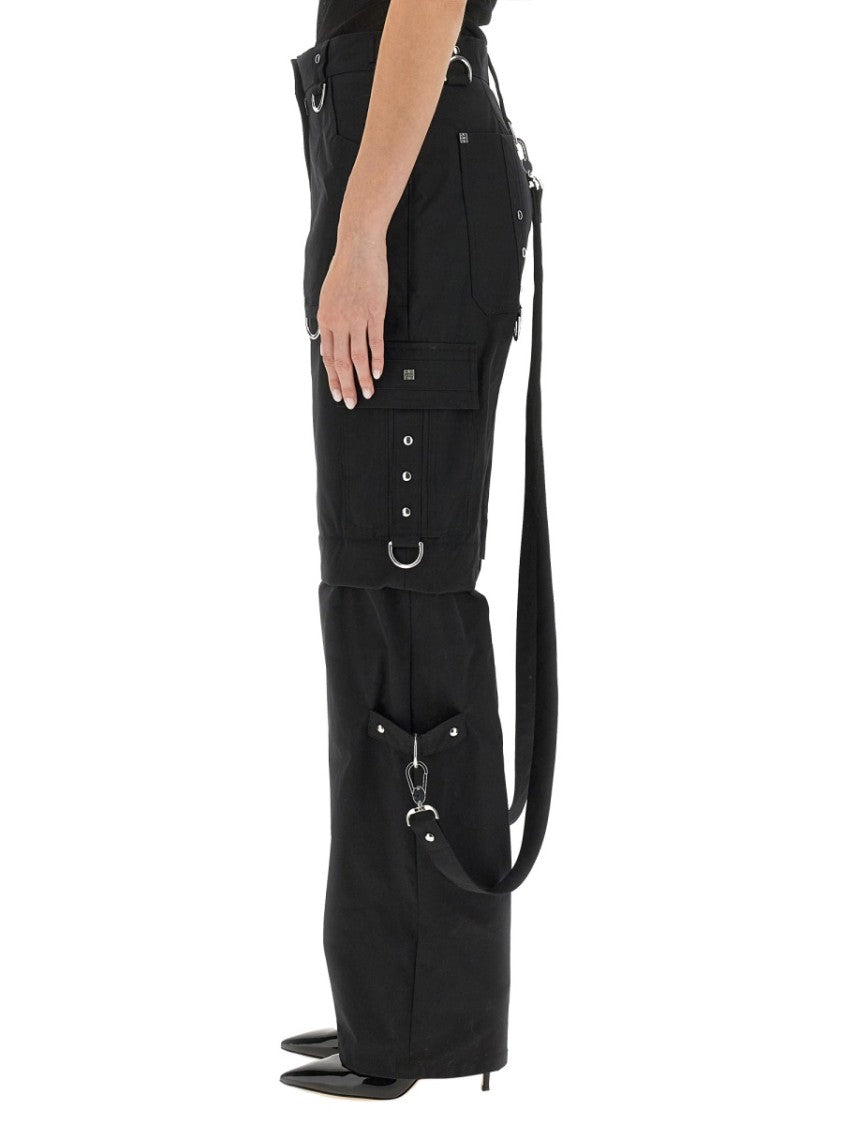 Givenchy Modular Pants With Adjustable Straps And Zippered Pockets