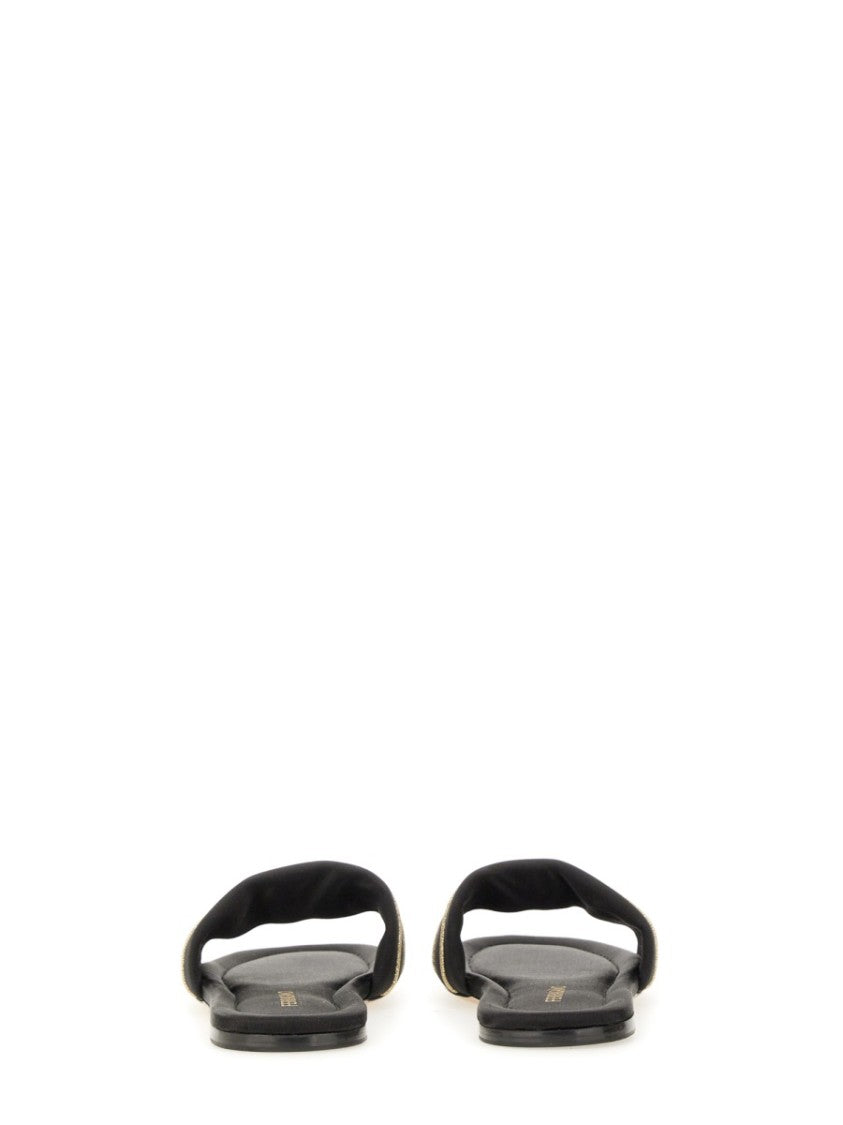 Ferragamo Slide Sandal With Iconic Logo Detail
