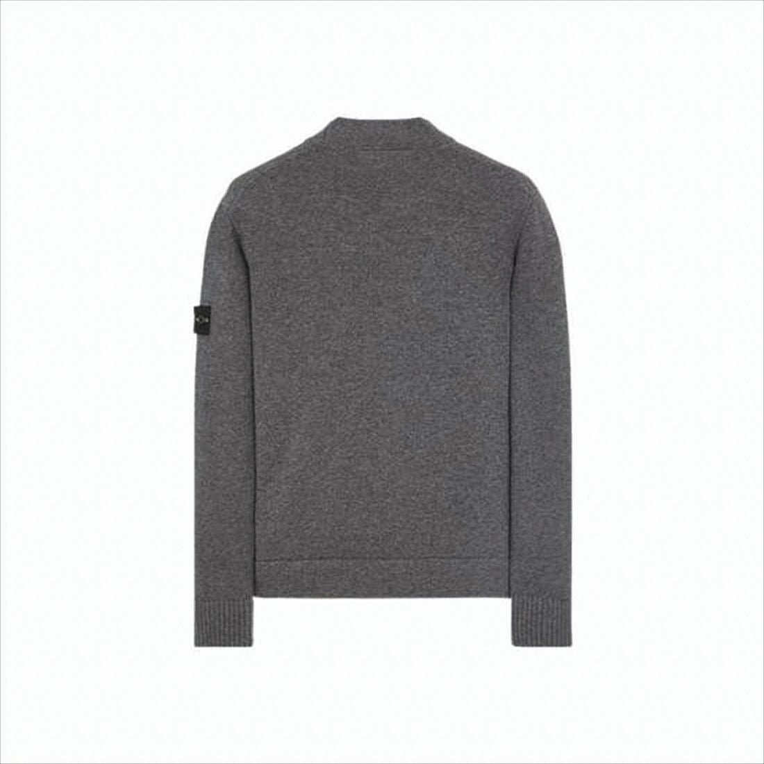 Stone Island Classic Crew Neck Grey Sweater