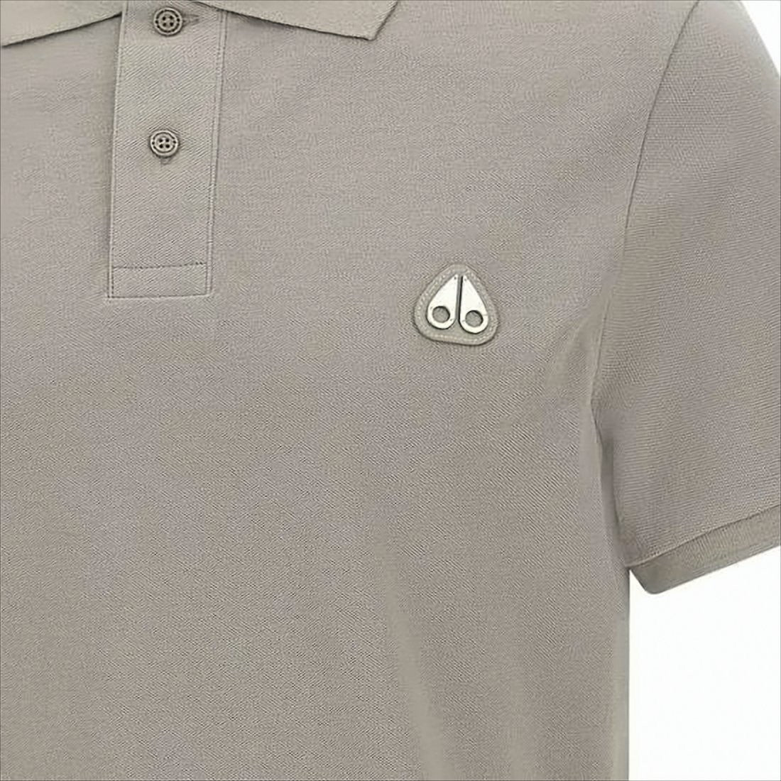 Moose Knuckles Classic Short-Sleeve Polo Shirt With Textured Finish