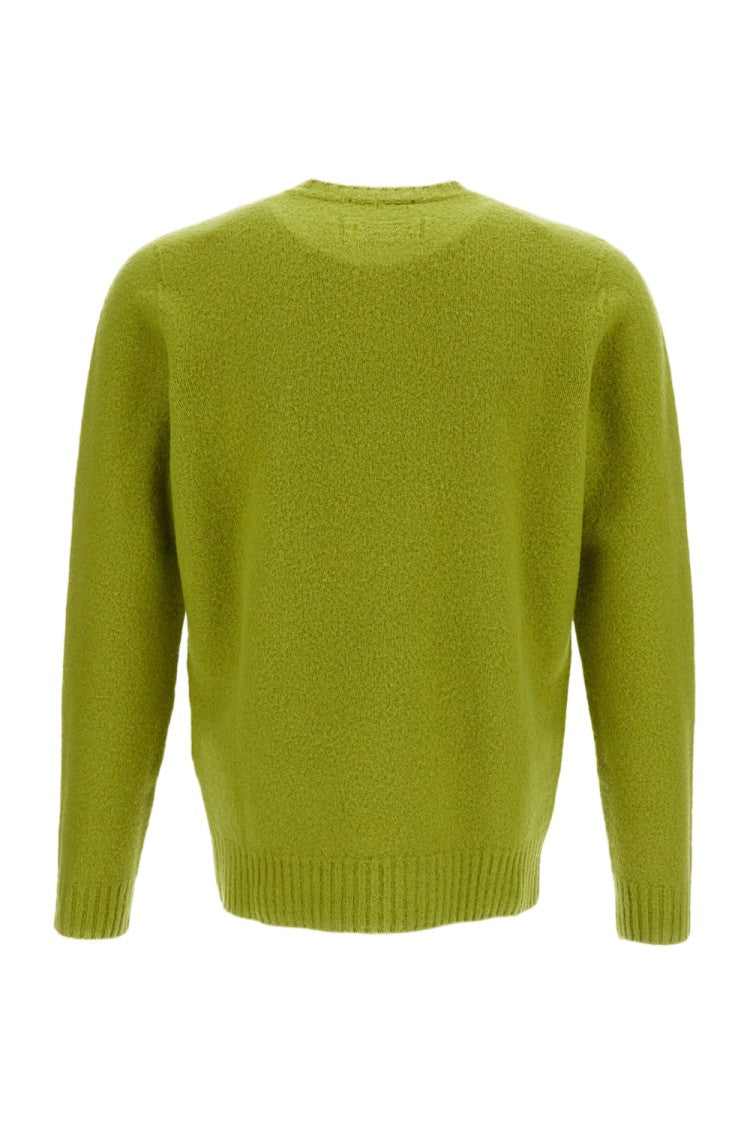 Drumohr Jersey-Knit Wool Crewneck Sweater With Raglan Sleeves