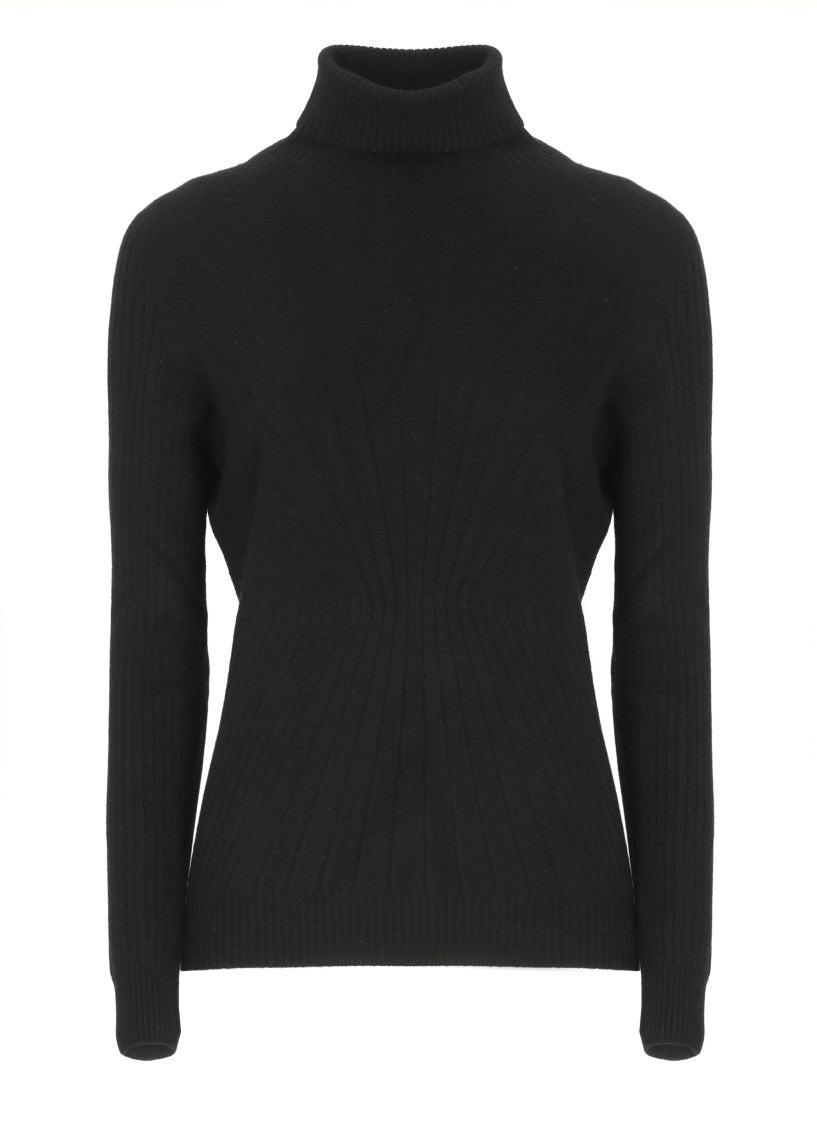 D. Exterior Black Cashmere Blend Sweater