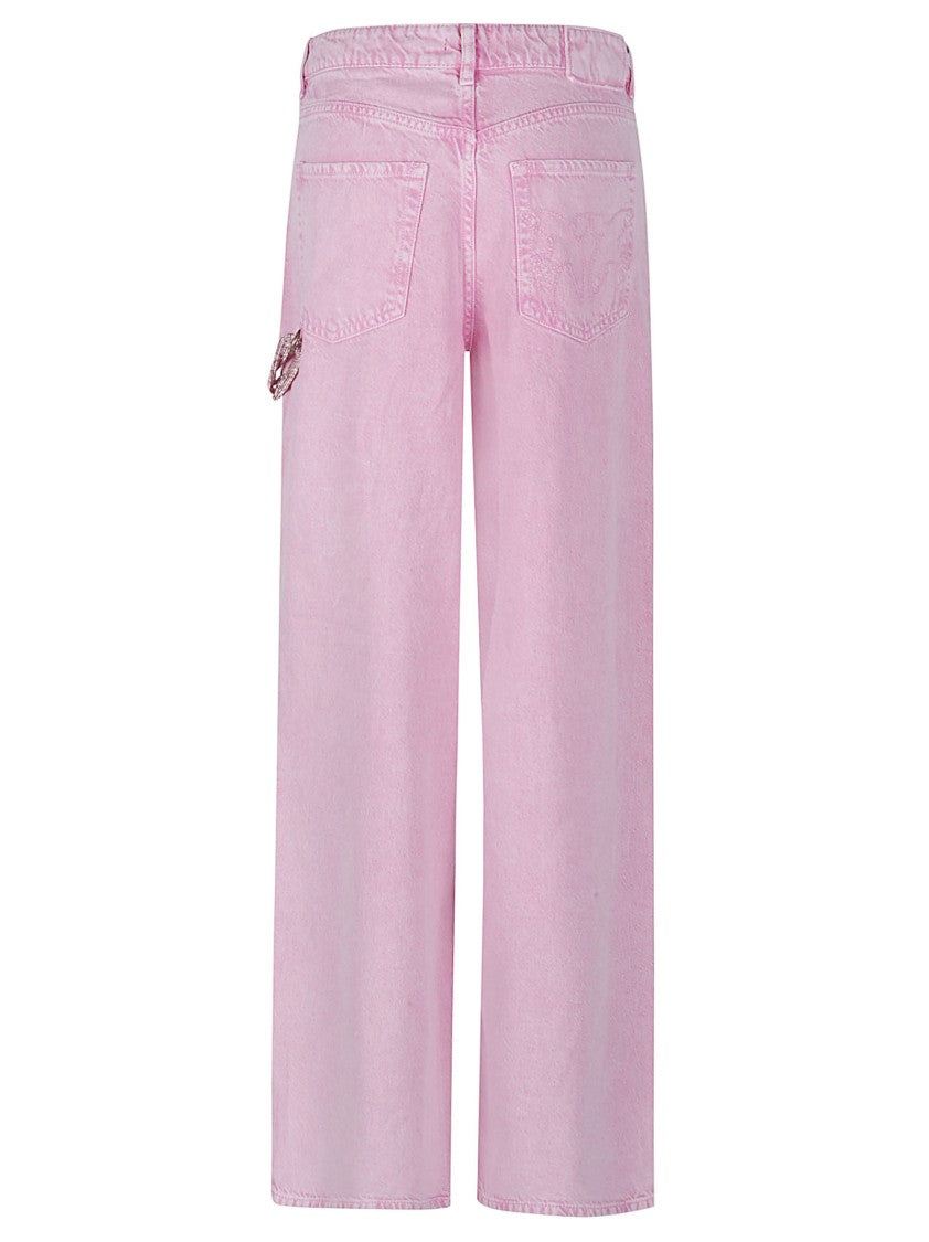 Pinko Lauryn Loose Chain Detail Jeans
