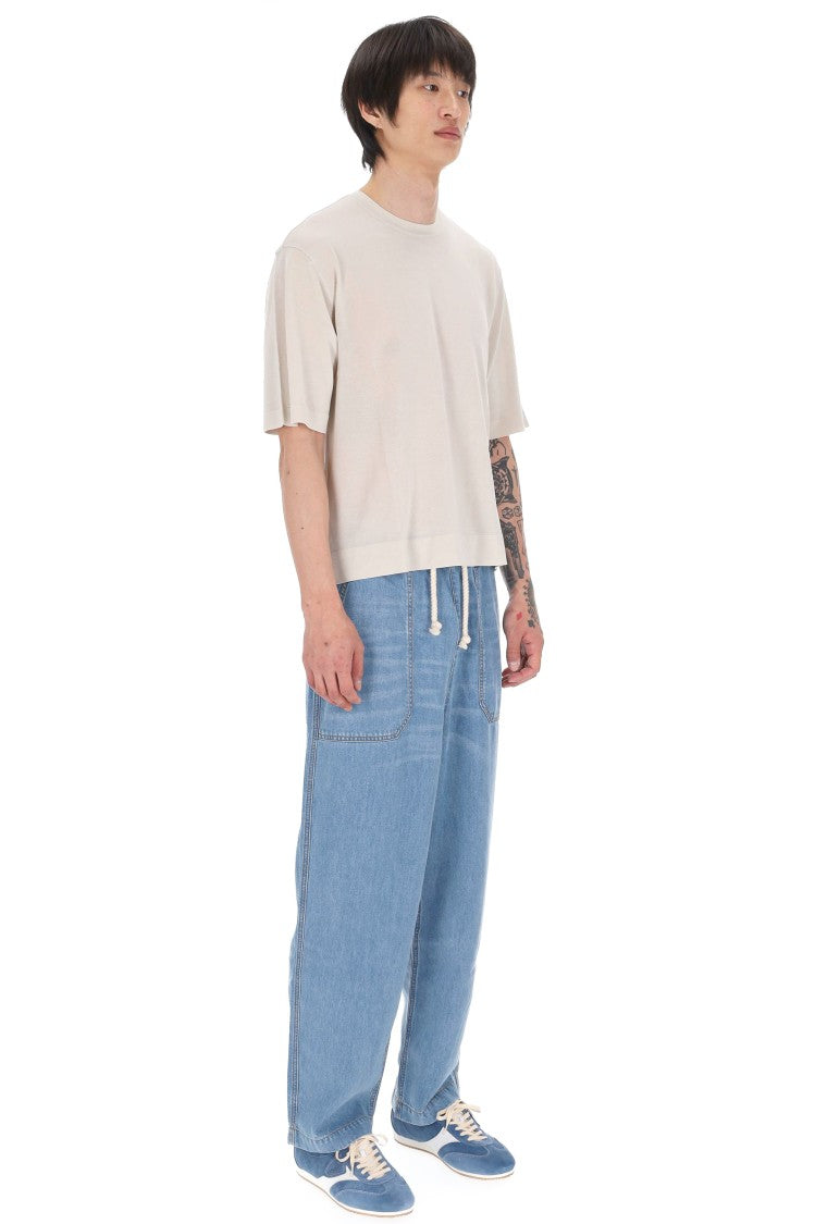 Officine Generale Boris Ultra-Soft Lyocell-Wool T-Shirt