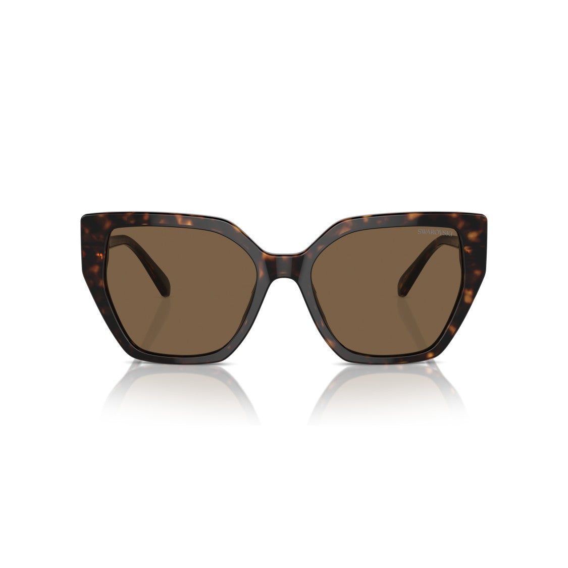 Swarovski 0Sk6016 Oversized Cat-Eye Sunglasses With Tortoiseshell Acetate