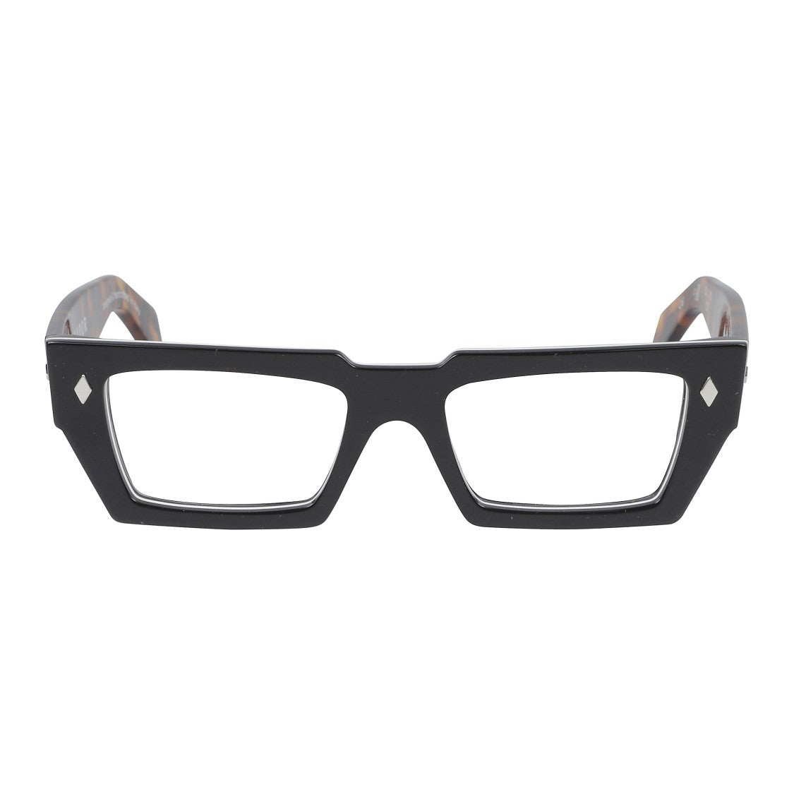 Kador Disko Rectangular Frame Sunglasses With Tortoiseshell Arms