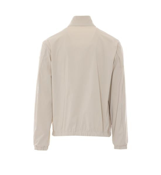 Moncler Minimalist High Collar Jacket With Zippered Details