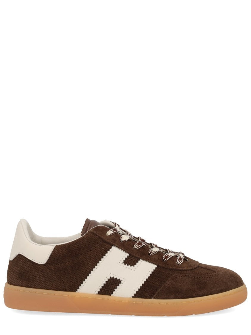 Hogan Cool Rich Brown Suede H Sneakers