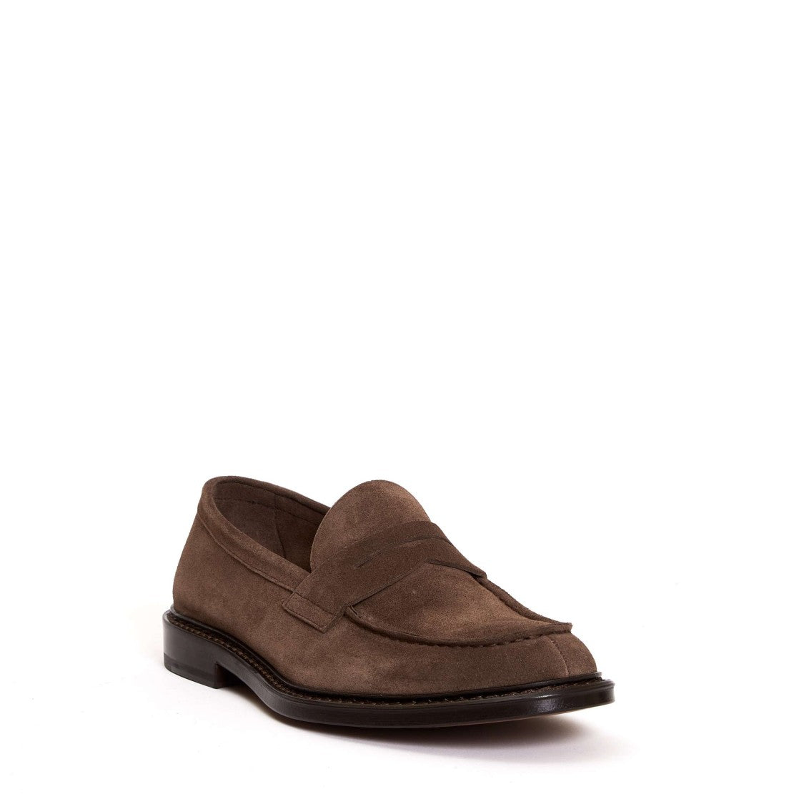 Doucal's Beige Suede Moccasins