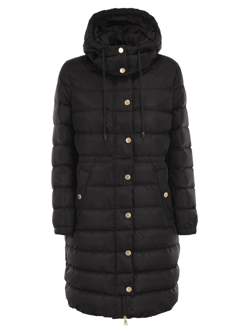 Max Mara Cerbero - Slim Fit Down Jacket In Water-Repellent Taffeta