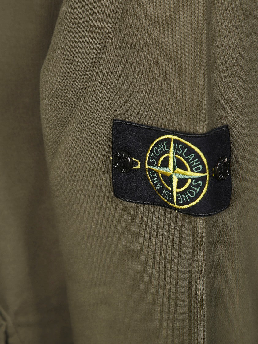 Stone Island Relaxed Fit Zip-Up Hoodie