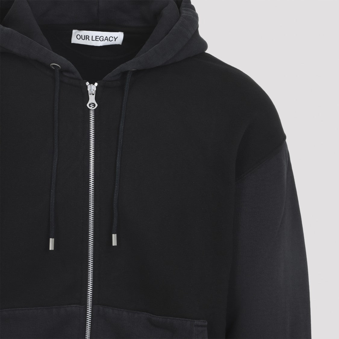 Our Legacy Pigment Black Organic Cotton Rascal Hoodie