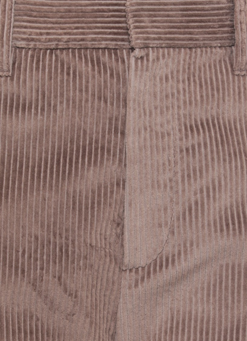 Brunello Cucinelli Brown Cotton Pants