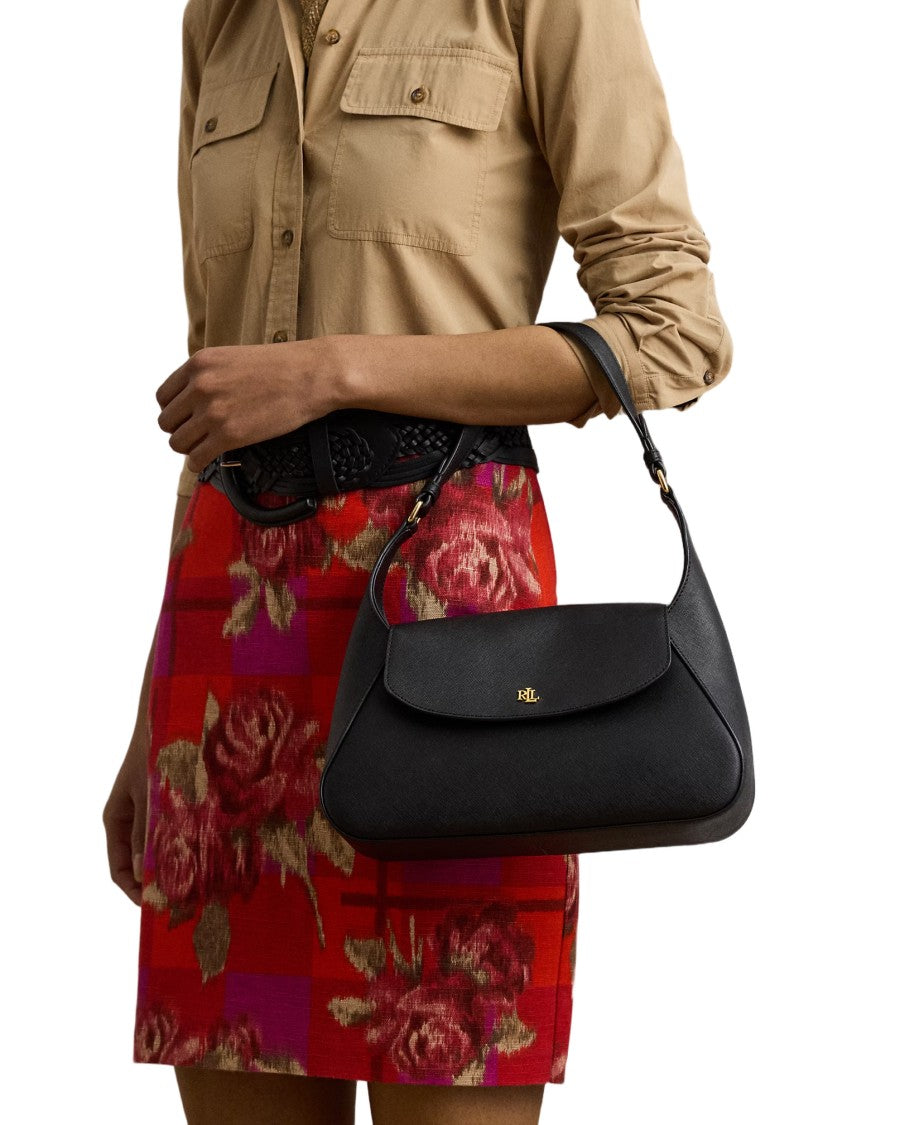 Lauren Ralph Lauren Medium Schylar Shoulder Bag With Curved Flap