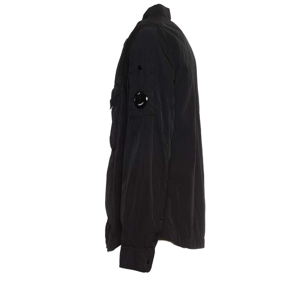 C.P. Company Chrome-R Full Zip Overshirt - Black