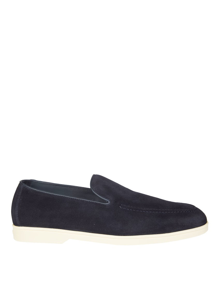 Doucal's Doucal's Streamlined Suede Moccasin Loafers