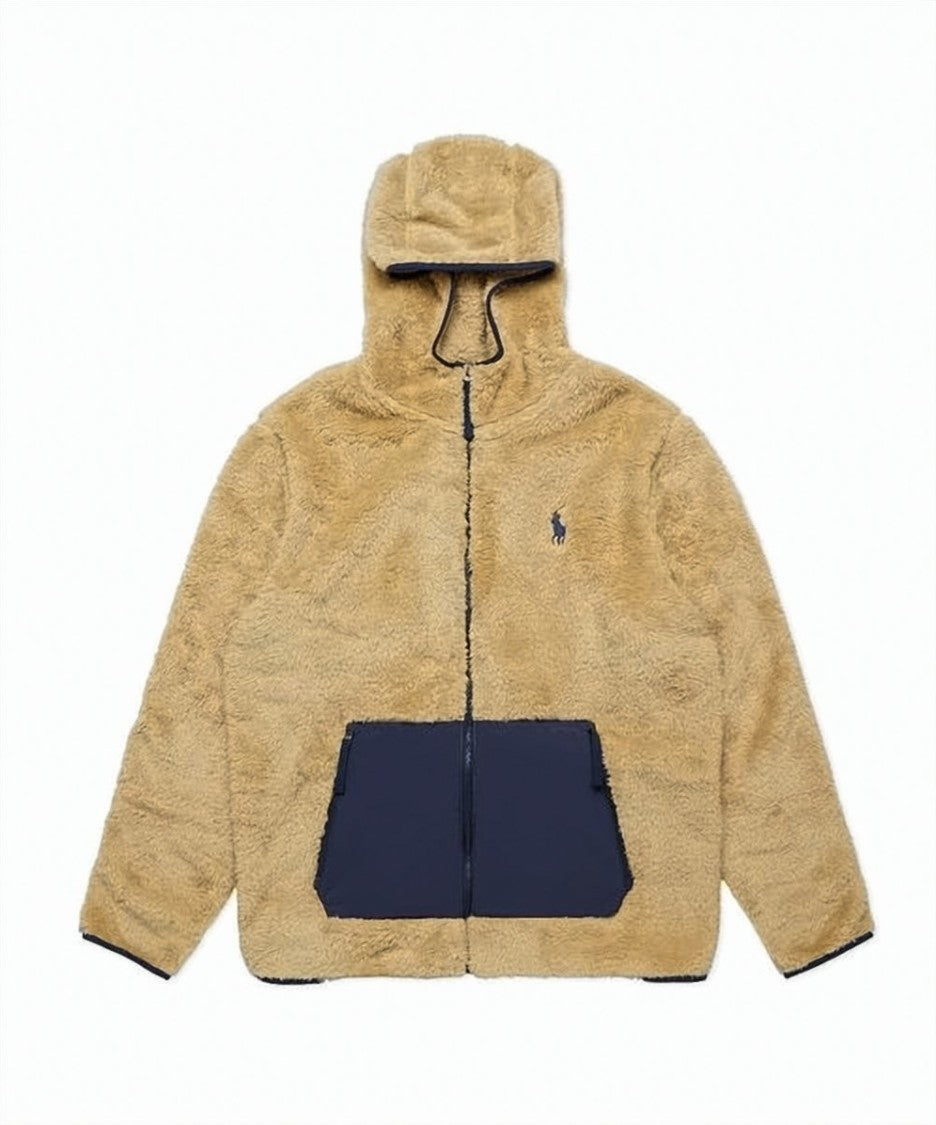 Polo Ralph Lauren Fleece Sweatshirt With Textured Fabric And Logo