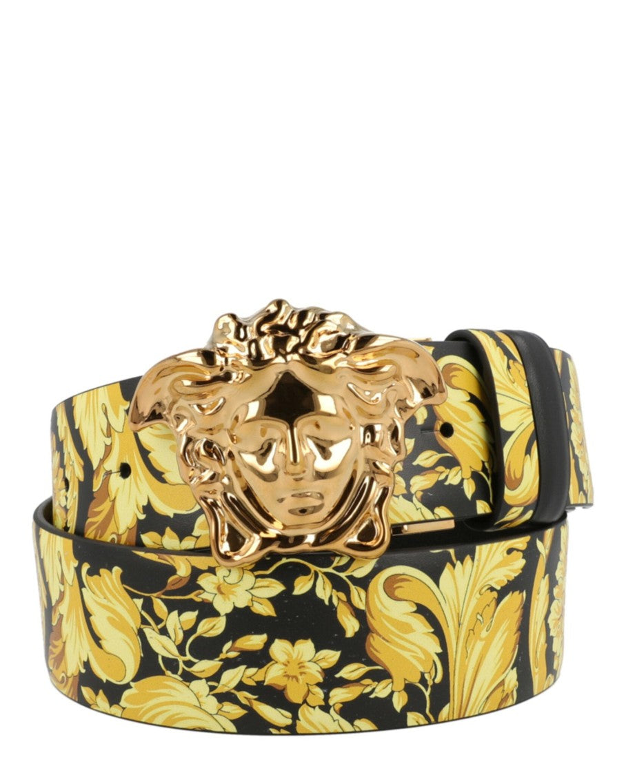 Versace La Medusa Reversible Leather Belt