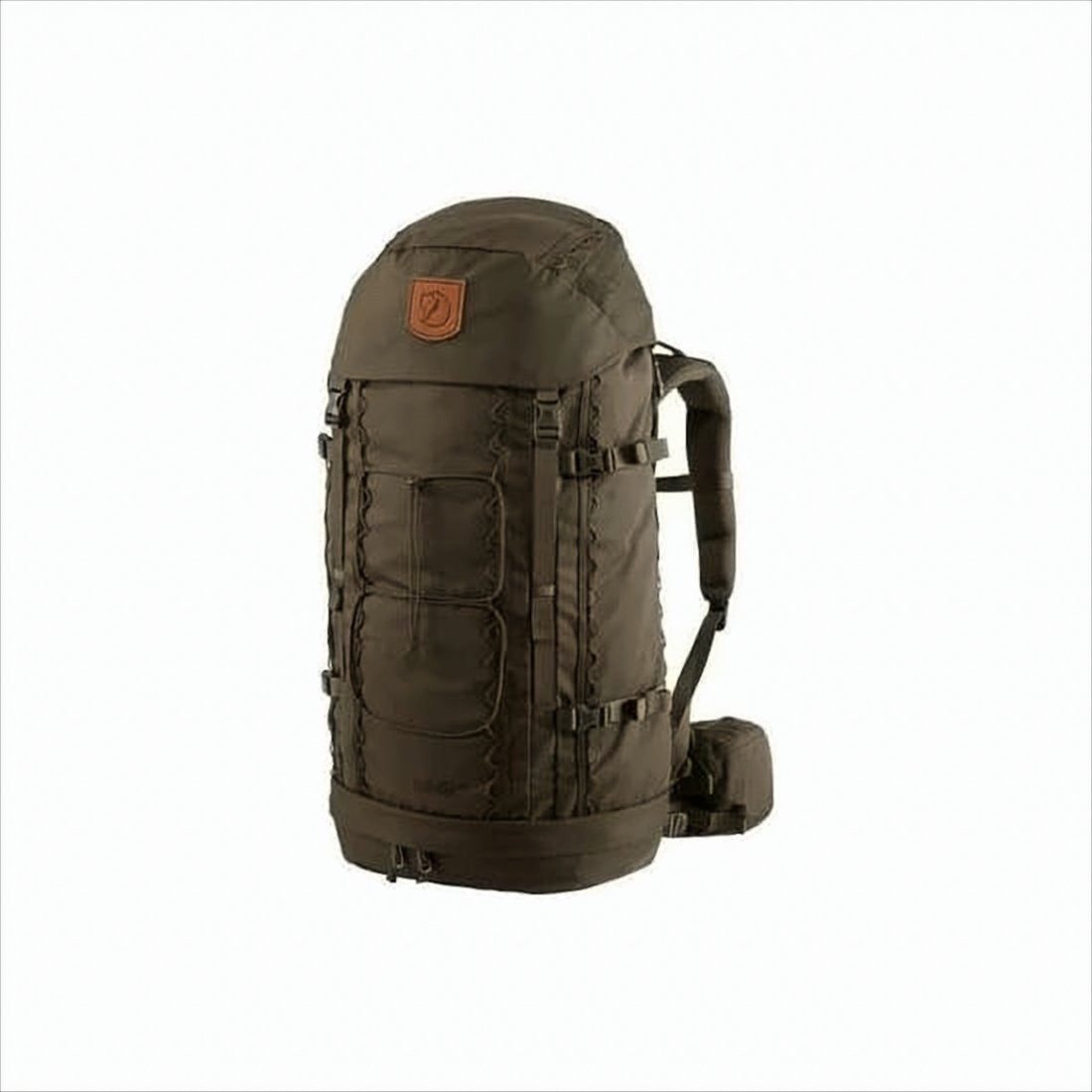 Fjallraven Kanken Structured Brown Backpack With Multiple Compartments