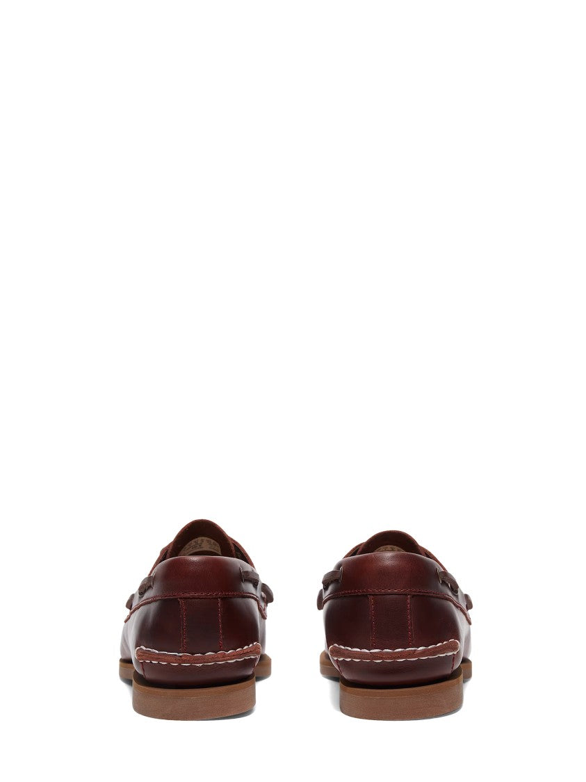 Timberland Classic Burgundy Full-Grain Leather Boat Shoes