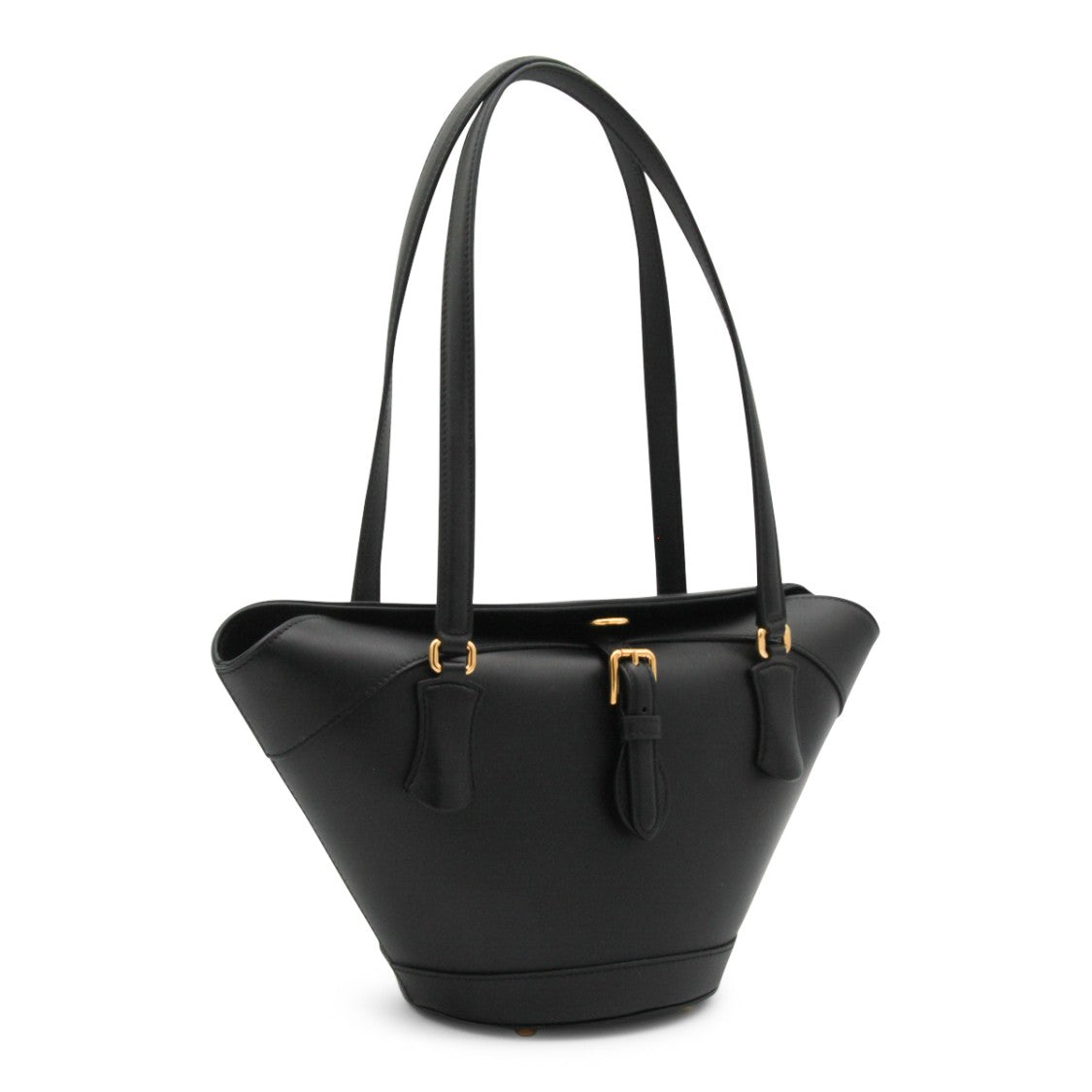 Dolce & Gabbana Black Leather Capri Satchel