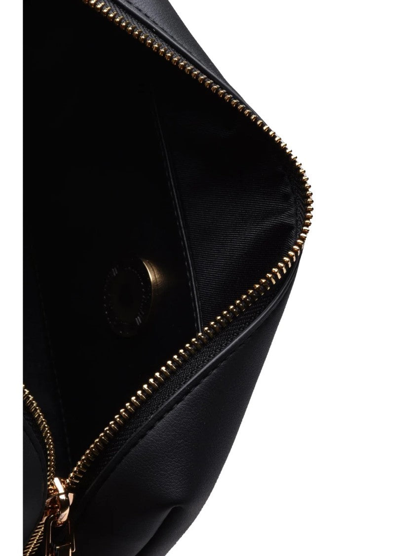 Love Moschino Black Polyurethane Beauty Case