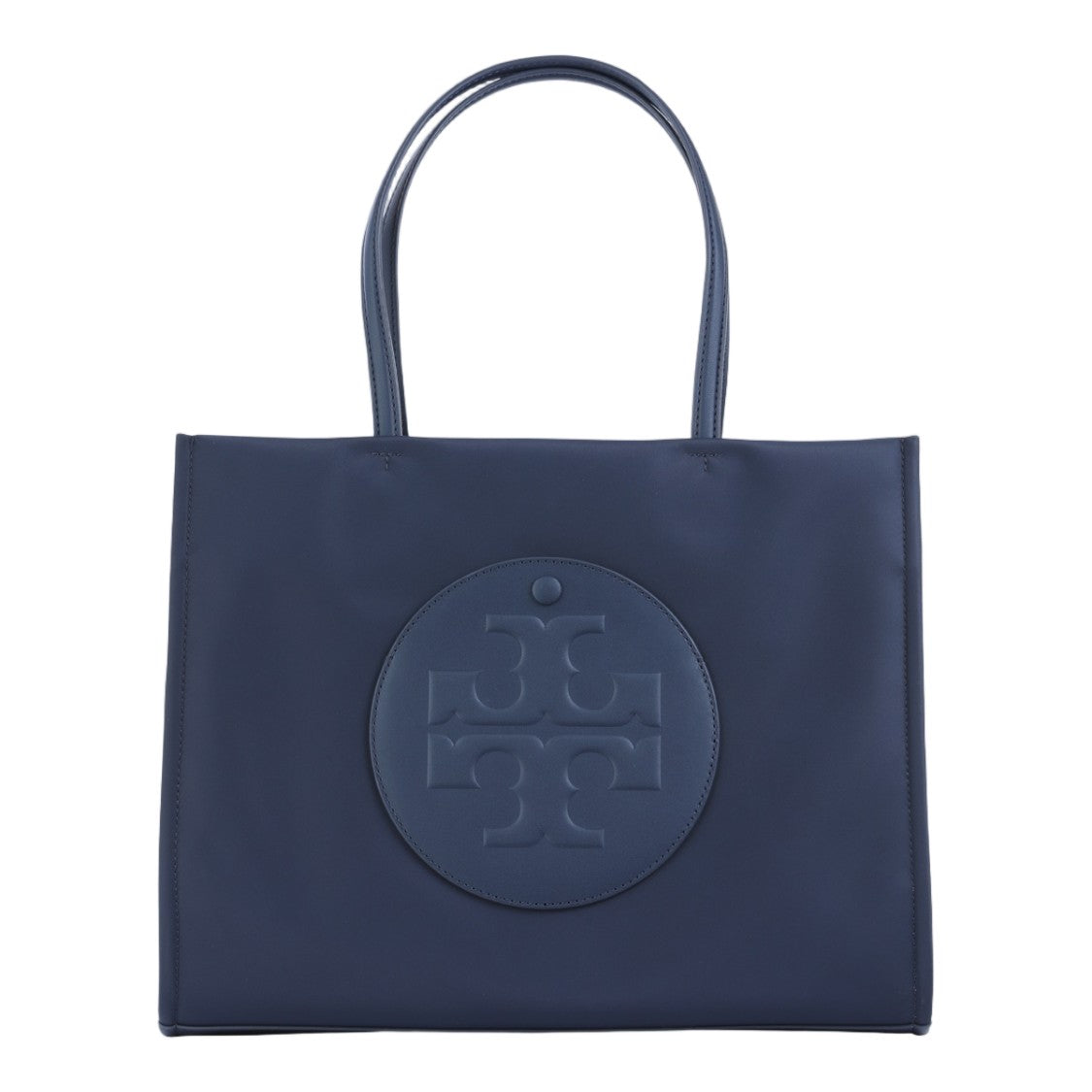 Tory Burch Structured Tote Bag With Embossed Logo And Matte Finish