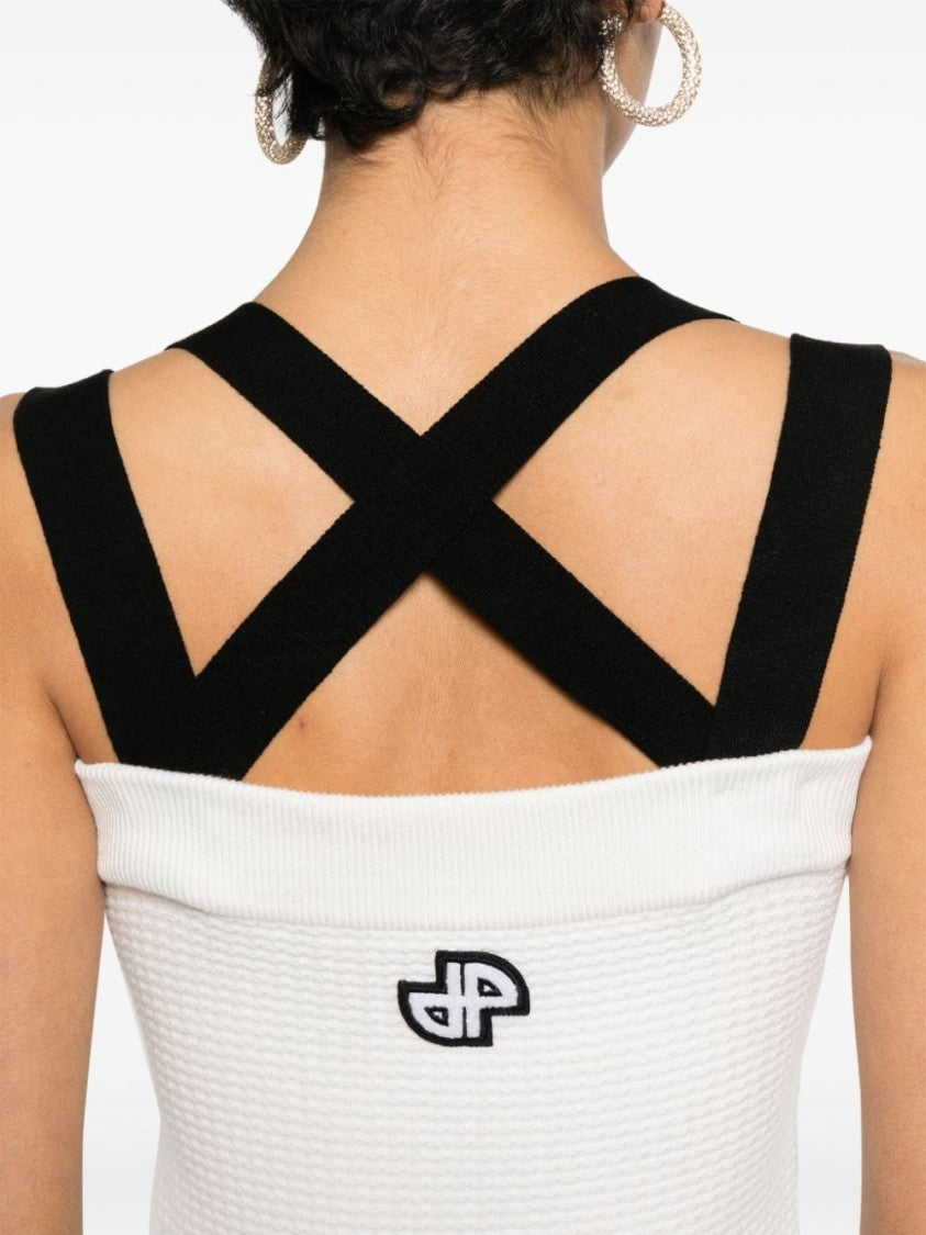 Patou 3D-Knit Mini Dress With Decorative Details