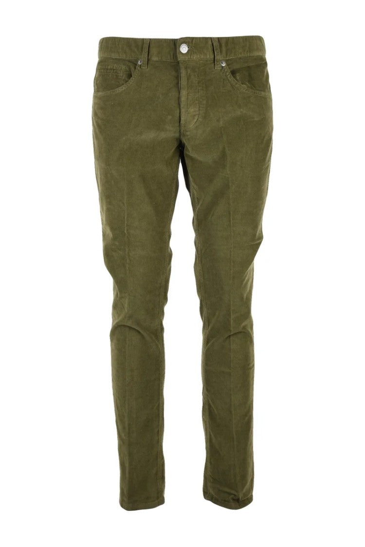 Dondup George Velvet Trousers - Green
