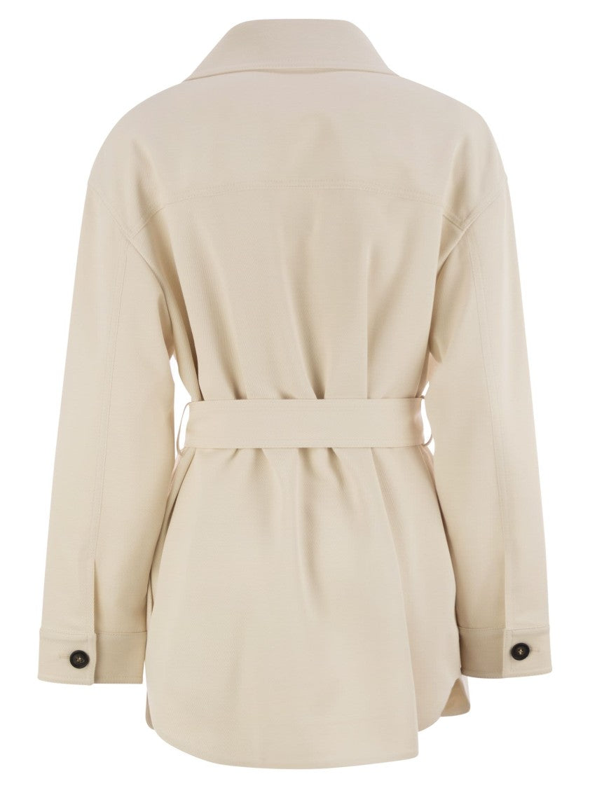 Brunello Cucinelli Viscose And Wool Safari Jacket