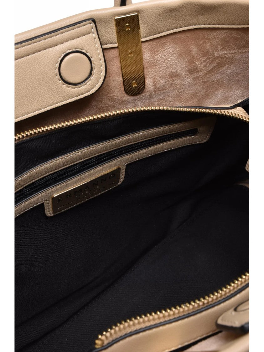 Ermanno Firenze Structured Virginia Handbag In Smooth Polyurethane