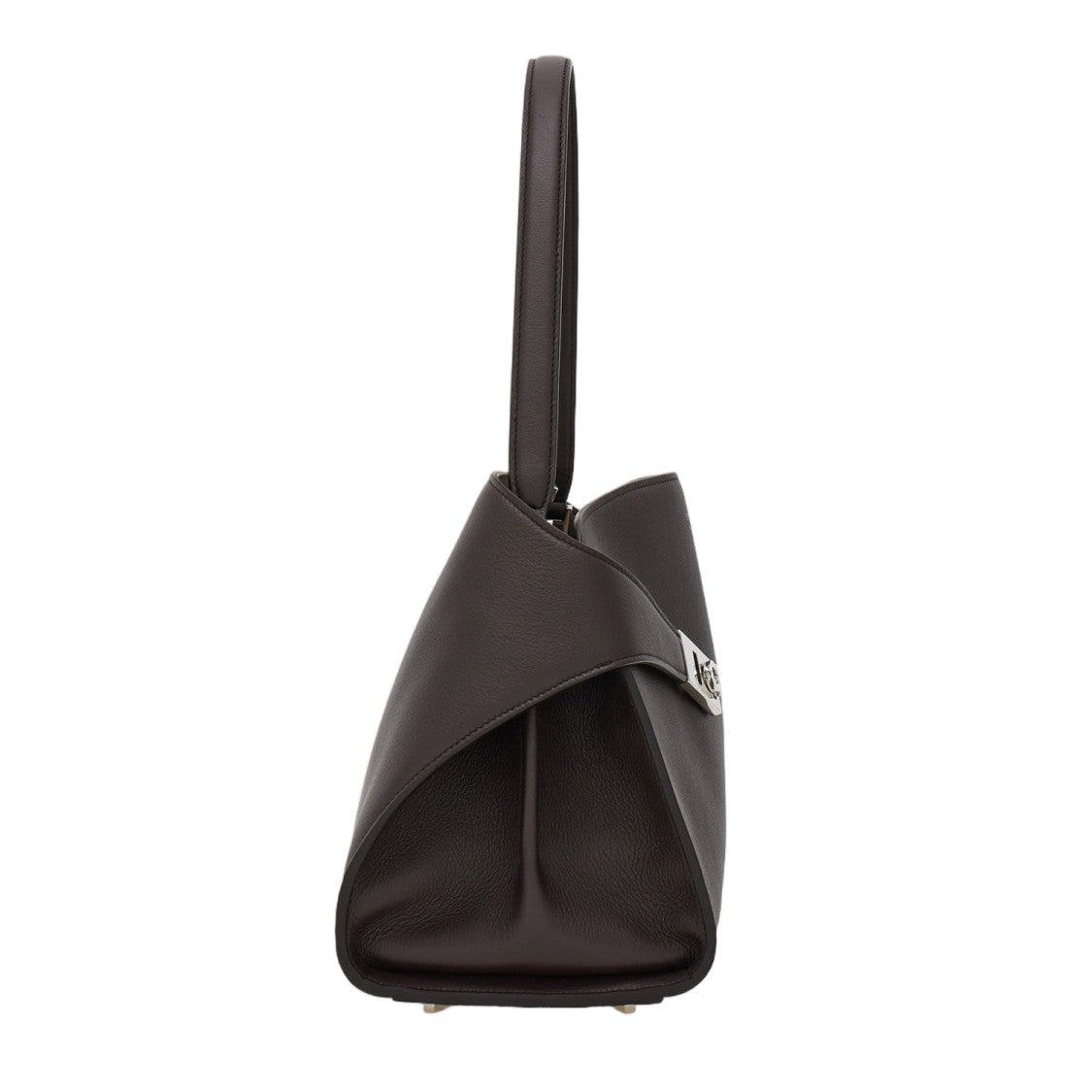 Salvatore Ferragamo Dark Brown Hug Leather Bag