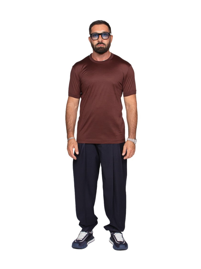 Dolce & Gabbana Fitted Short-Sleeve Crewneck Cotton T-Shirt