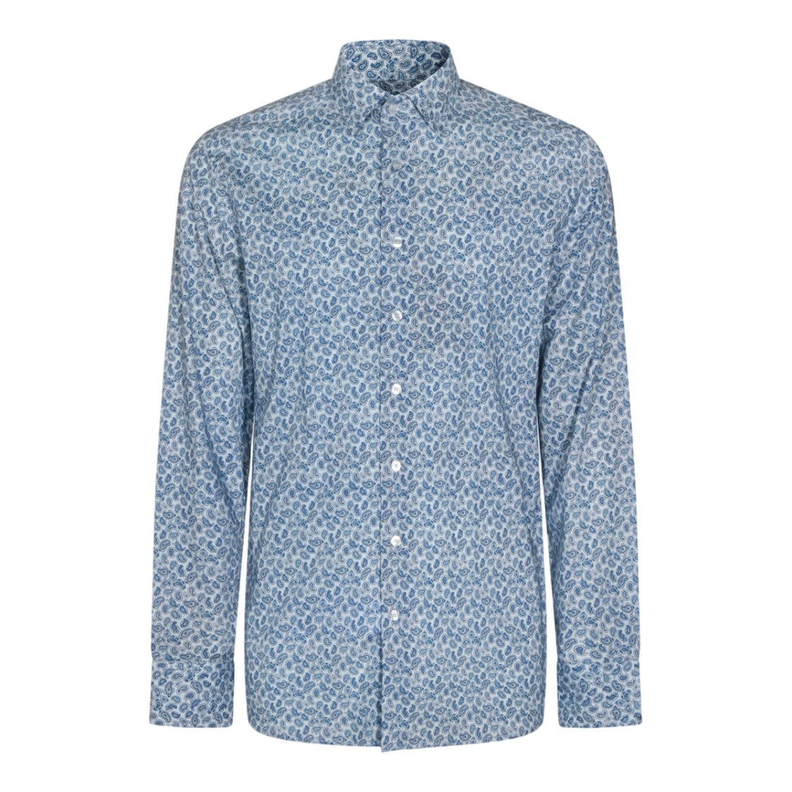 Etro Tailored Long-Sleeve Button-Up Shirt With Paisley Pattern
