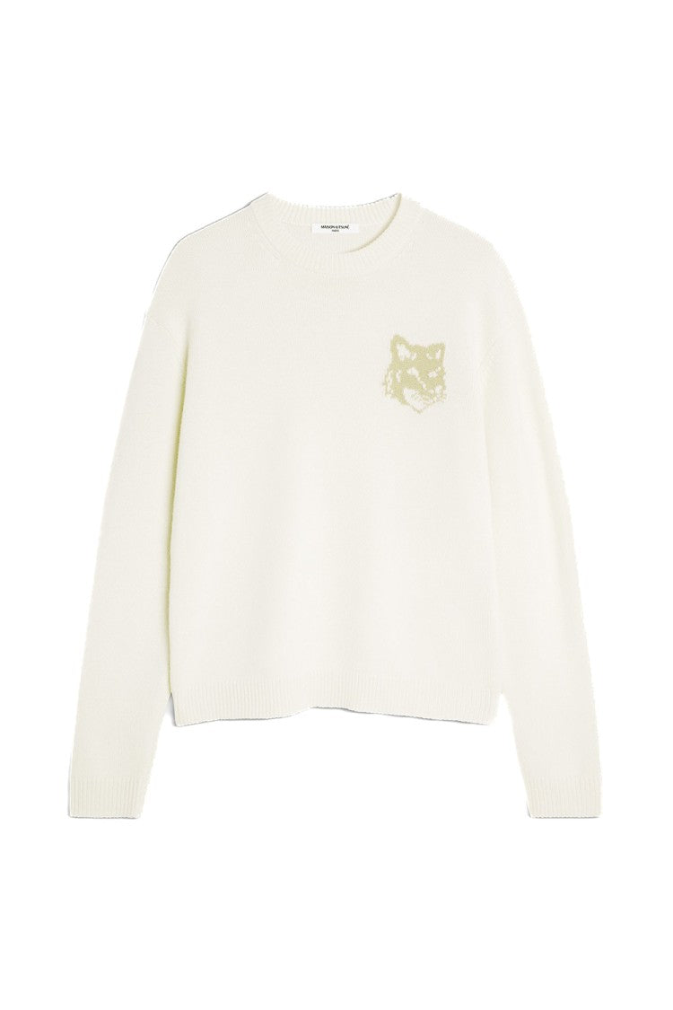 Maison Kitsuné Merino Wool Crewneck Sweater