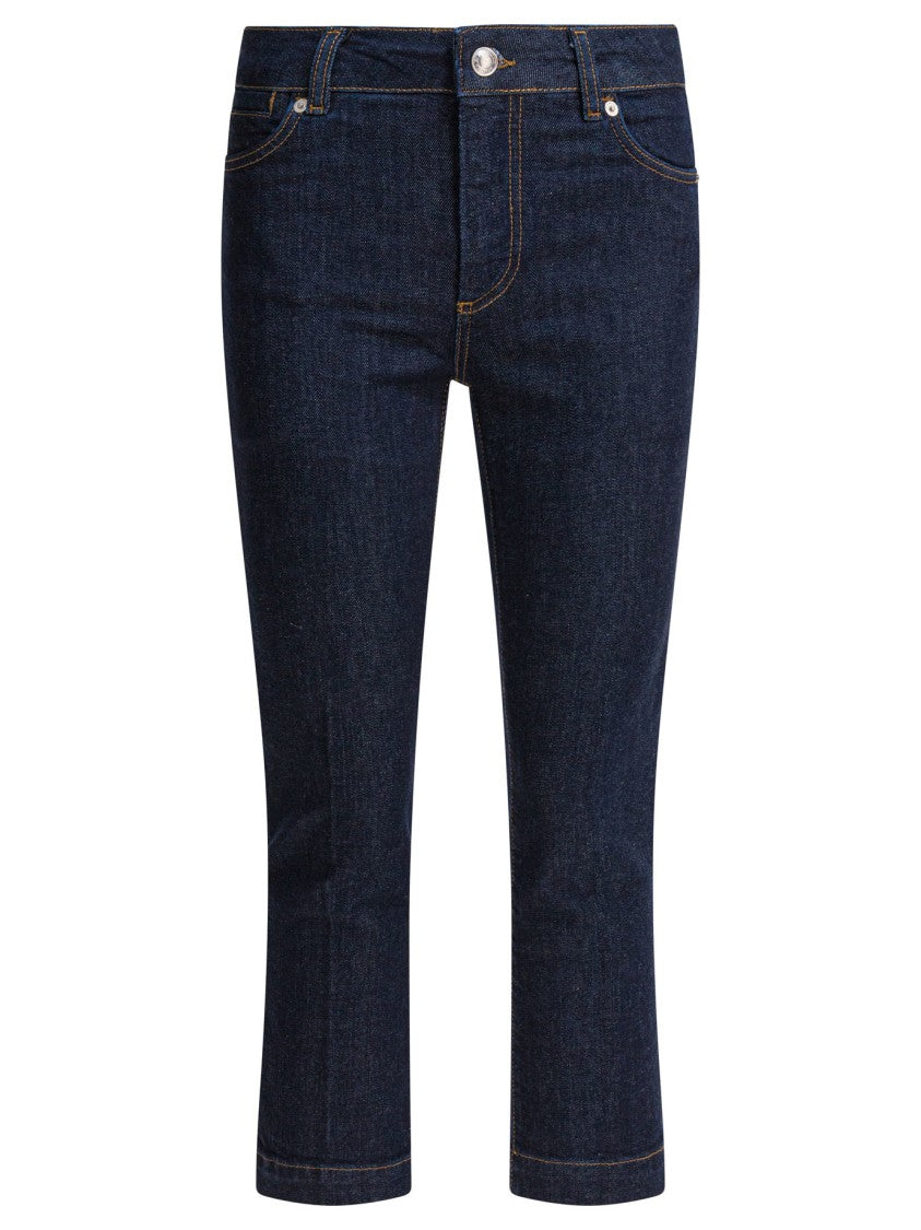 Max Mara Mid-Rise Blue Denim Jeans