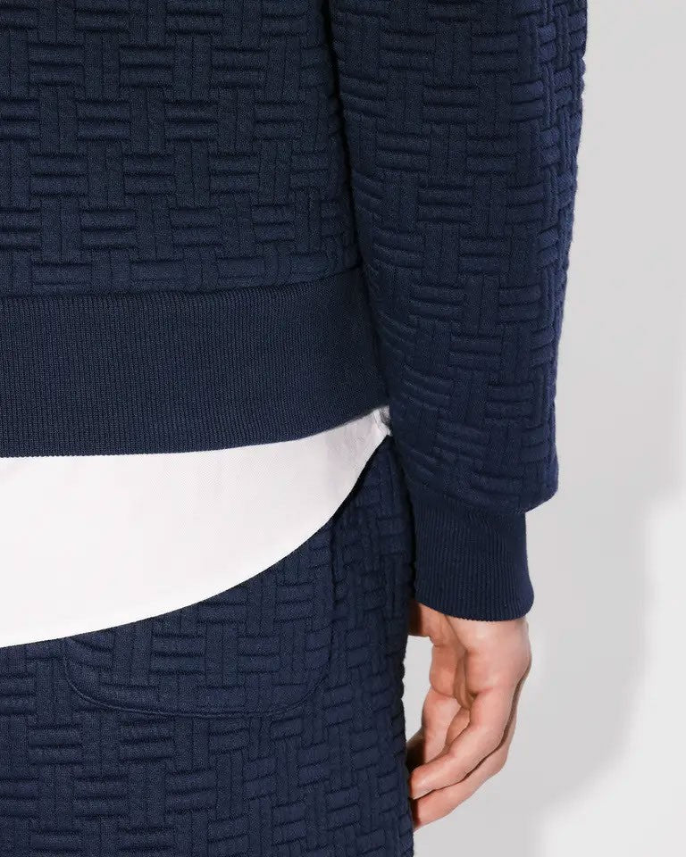 Kenzo Relief Jacquard Molleton Sweatshirt