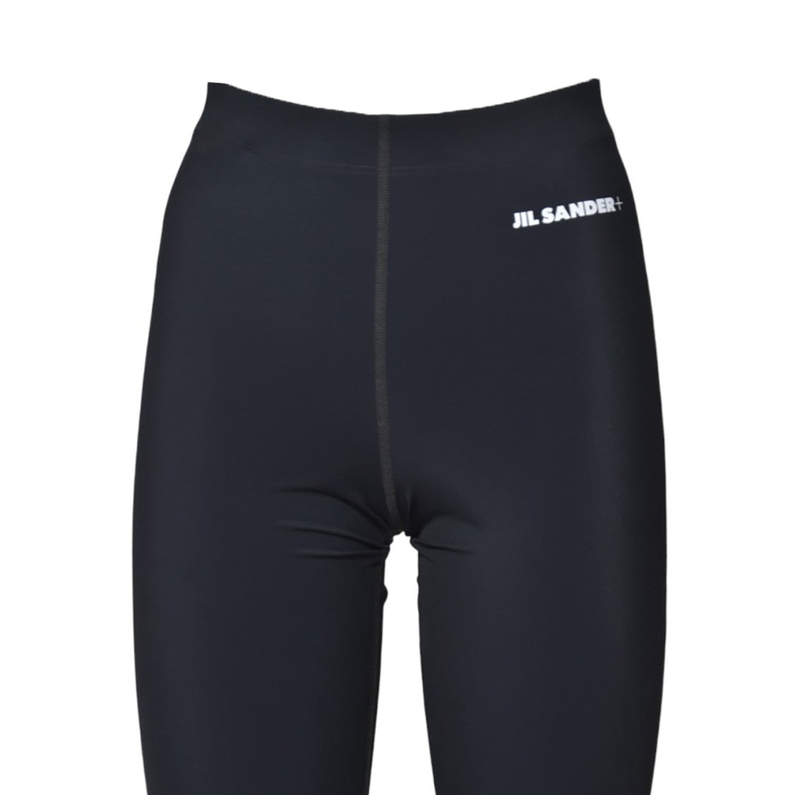 Jil Sander Black Technical Fabric Leggings Print