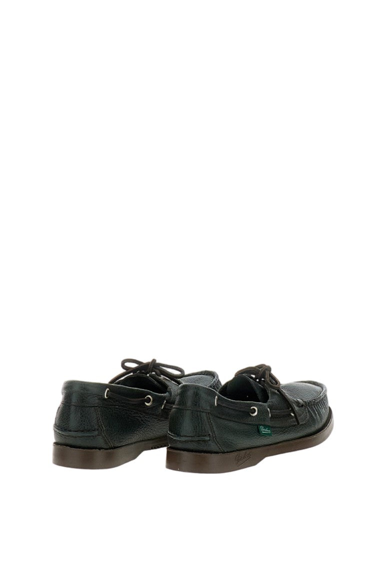 Paraboot Green Barth Suede Loafers