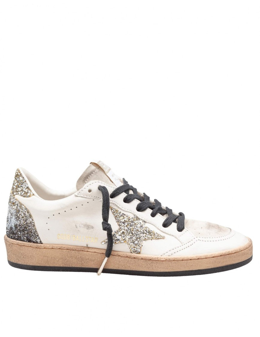 Golden Goose Ballstar Sneakers In Leather
