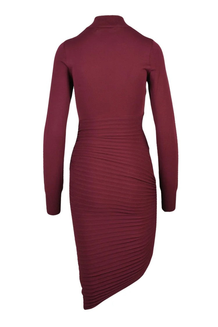 Philosophy Di Lorenzo Serafini Long Ruched Dress - Red