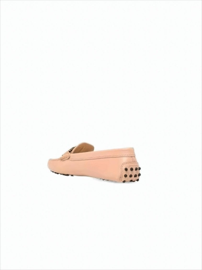 Tod's Metallic Chain Detail Calf Leather Loafer By Tod's