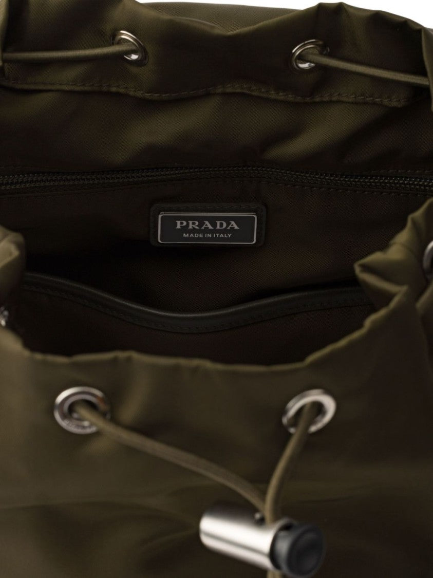 Prada Re-Nylon And Suede Backpack