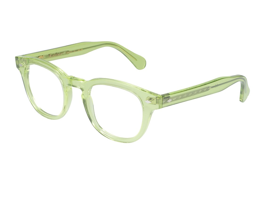 Kador Green Jolly Cal 49 Translucent Square Eyeglasses
